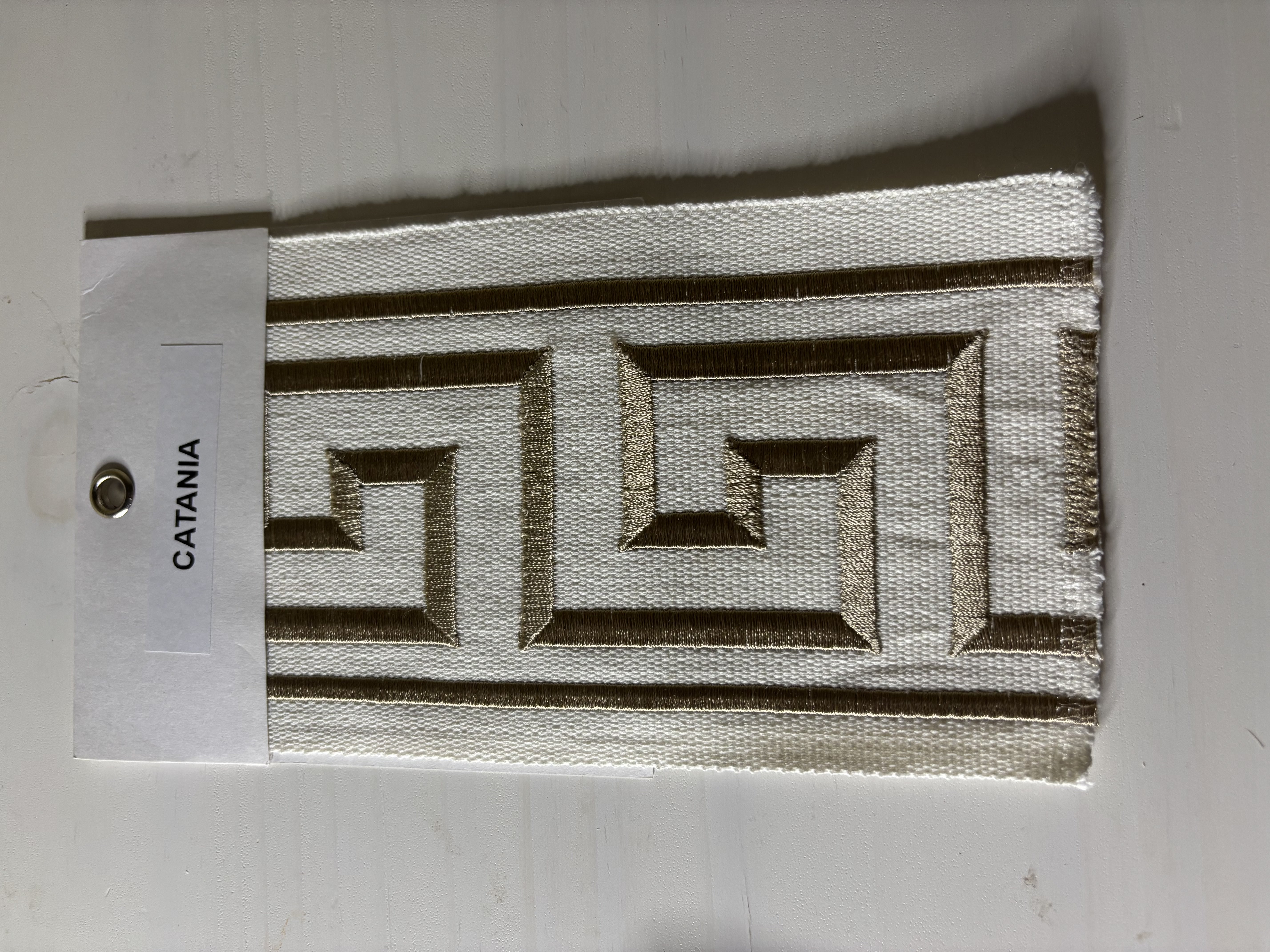 Greek Tape fabric collection cover - Catania Silks